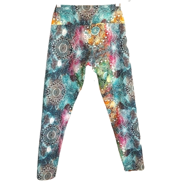 Onzie "Space Jewels" Capri Leggings, Size XS, Multicolor - Picture 4 of 6